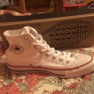 White High Top Converse